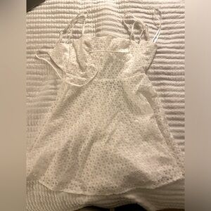 S Windsor White Mini Skater Dress